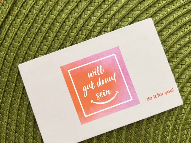 Visitenkarten Lebens- und Sozialberatung "will gut drauf sein"